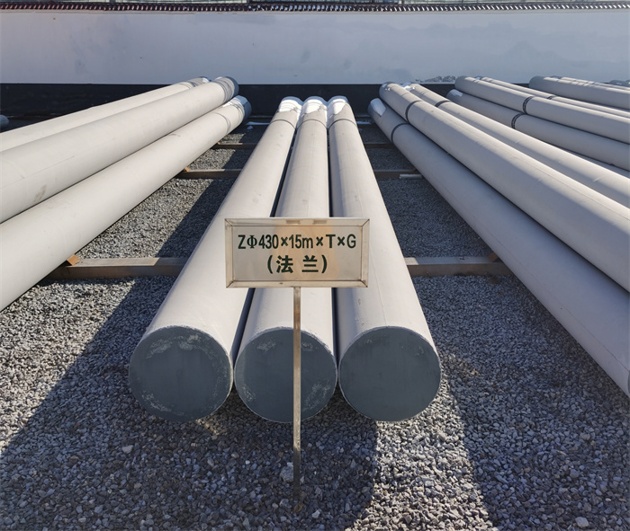 阳江430×15米×T×G砼电力电杆